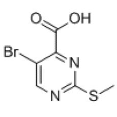 ZB825996 5-bromo-2-(methylthio)pyrimidine-4-carboxylic acid, ≥95%