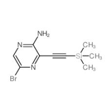ZB925011 5-bromo-3-(2-(trimethylsilyl)ethynyl)pyrazin-2-amine, ≥95%