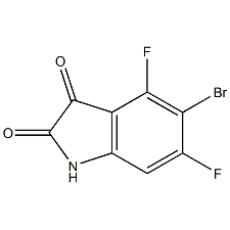 ZB927222 5-bromo-4,6-difluoroindoline-2,3-dione, ≥95%