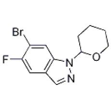 ZH926413 6-bromo-5-fluoro-1-(tetrahydro-2H-pyran-2-yl)-1H-indazole, ≥95%
