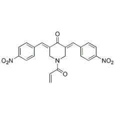 ZE924593 (3E,5E)-3,5-二[(4-硝基苯基)亚甲基]-1-(1-氧代-2-丙烯-1-基)-4-哌啶酮, 99%