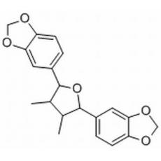 (7S,7'R)-双(3,4-亚甲二氧苯基)-rel-(8R,8'R)-二甲基四氢呋喃分析标准品,HPLC≥98%