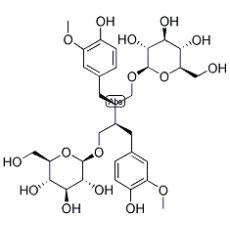 2,3-双(3-甲氧基-4-羟基苄基)丁烷-1,4-二醇 1,4-二葡萄糖甙99%