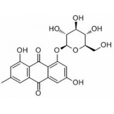 大黄素-8-β-D-吡喃葡萄糖苷分析标准品,HPLC≥98%